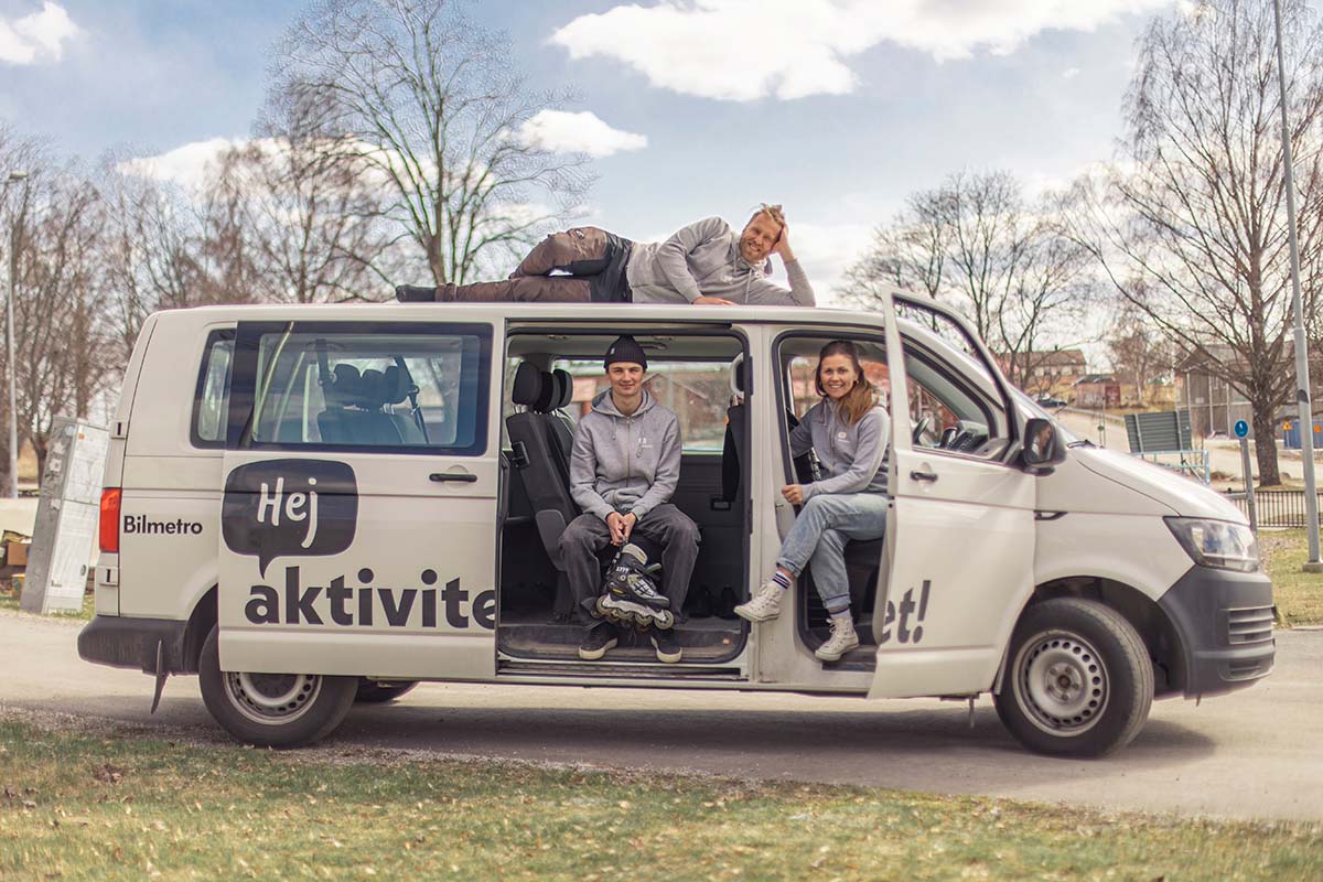 Hej Aktivitet bilen med teamet