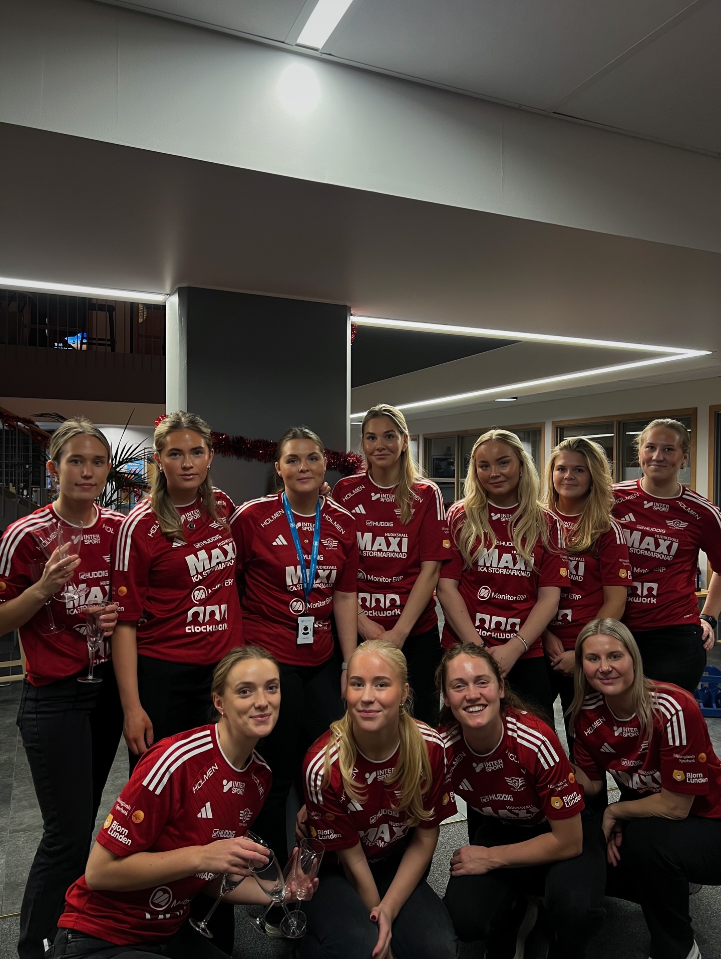 IF Team Hudik spelare inomhus